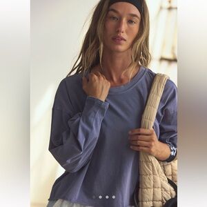 FP Movement by Free People Inspire Layer NWT. Size M, graphite